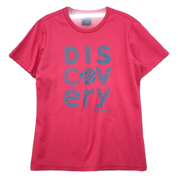 [BUNJANG] Discovery Printing Red T-Shirt Size 95 / 디스커버리 프린팅 레드 반팔티 95