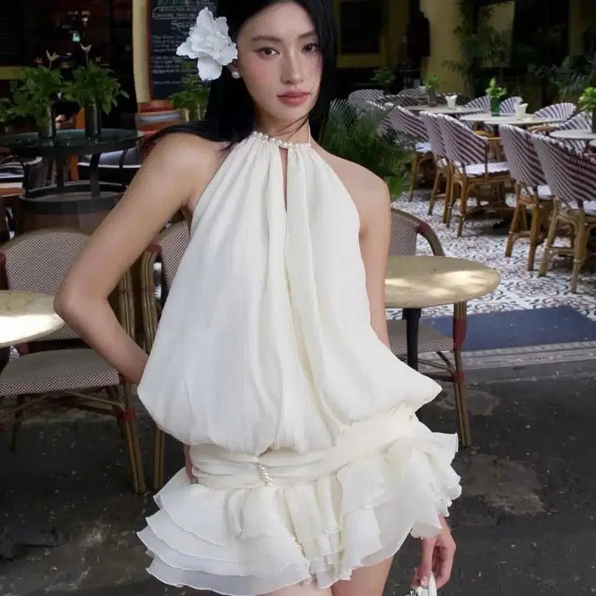 [BUNJANG] Amelie Chiffon Midi Dress / Amelie 쉬폰 원피스