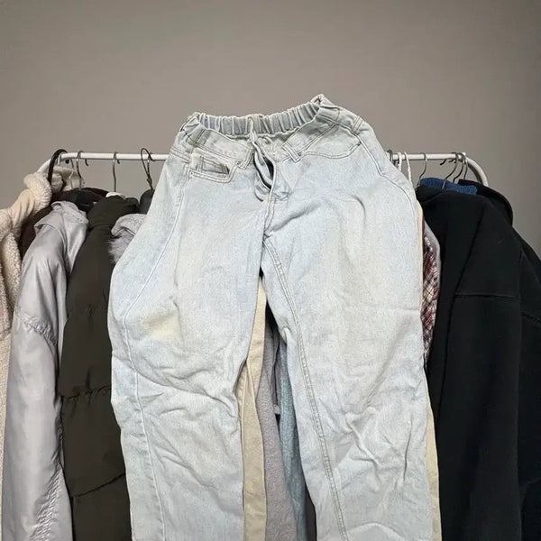 [BUNJANG] Light Wash Denim Pants / 연청 팬츠