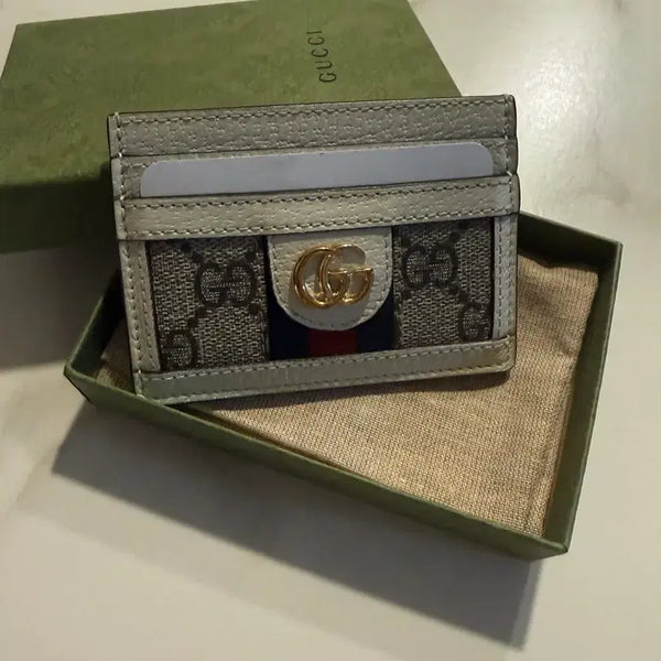 [BUNJANG] Gucci Ophidia Card Wallet White Beige / 구찌 지갑 ㅈㅂ사주세요