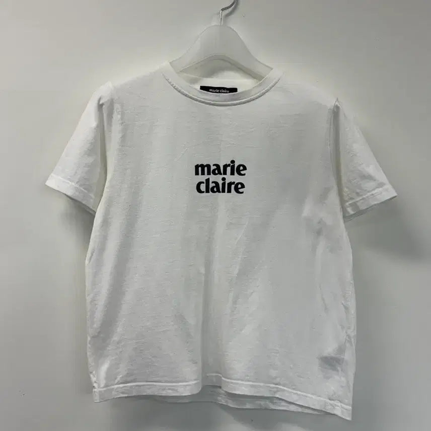 [BUNJANG] Marie Claire Basic Short Sleeve T-Shirt (Size 55) / 마리끌레르기본 반팔 여성55 ㅡ0821