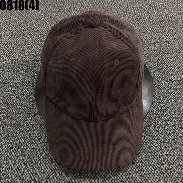 [BUNJANG] Corduroy Baseball Cap Brown / 코듀로이 야구 모자 브라운 0818