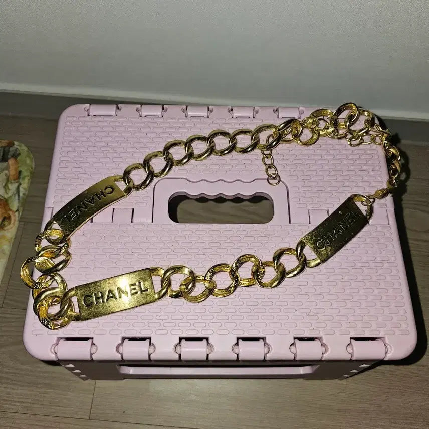 [BUNJANG] Chanel Vintage Gold Chain Belt / 샤넬 골드 체인 벨트