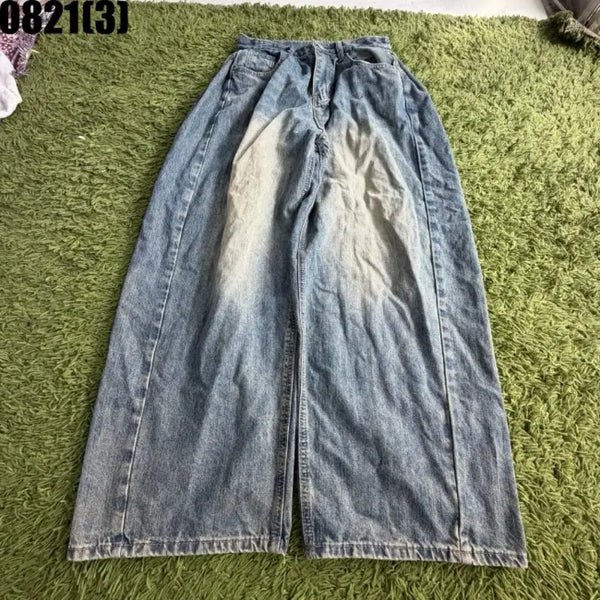 [BUNJANG] S-BIN Vintage Washed Wide Denim Pants / S-BIN 빈티지 워싱 와이드 데님 팬츠 m 24 8/21