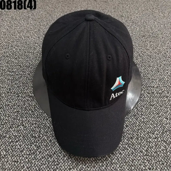 [BUNJANG] Atec Logo Embroidered Black Baseball Cap (Model 0818) / Atec 볼캡 블랙 0818