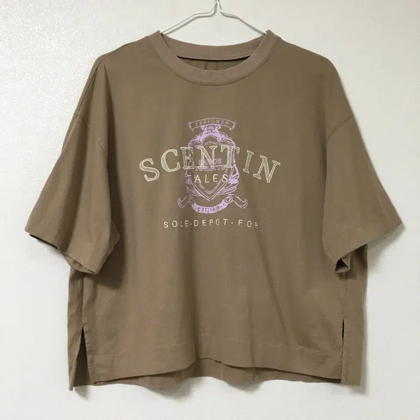 [BUNJANG] SJSJ Embroidered Short Sleeve T-Shirt / 23 SJSJ 에스제이 반팔 티셔츠