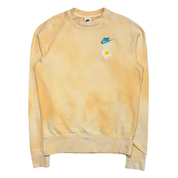 [BUNJANG] Nike Tie-Dye Sweatshirt Yellow S / NIKE 타이다이 맨투맨 옐로우 S