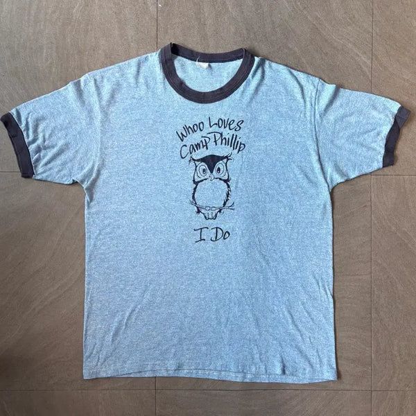 [BUNJANG] Vintage 90s USA Made Ringer T-Shirt / 90년대 미국 생산 빈티지 링거티 반팔 티셔츠