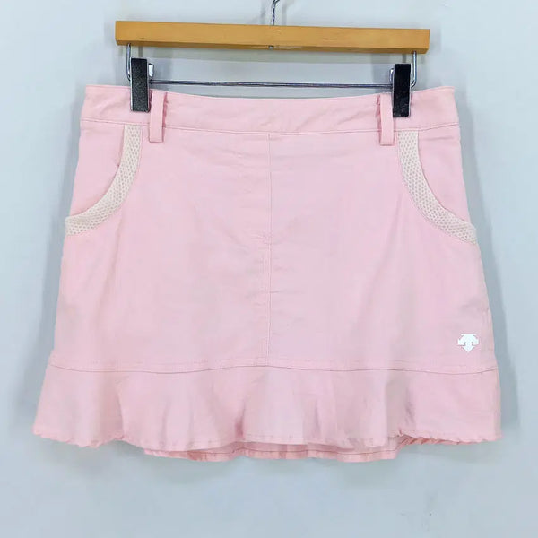 [BUNJANG] Descente Women's Summer Mini Skirt - Light Pink (S) / 데상트 여성 여름 미니스커트 연핑크S (HU46534)