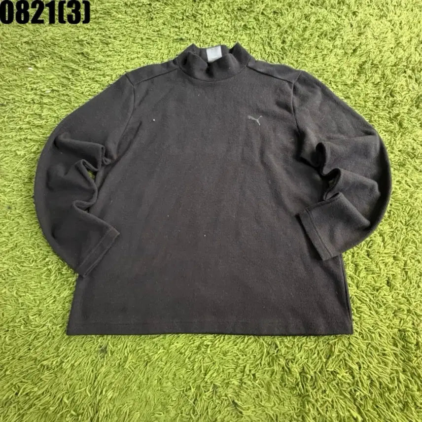 [BUNJANG] Puma Black Mock Neck Long Sleeve T-Shirt XL / 푸마 반목폴라 긴팔 티셔츠 블랙 XL 8/21