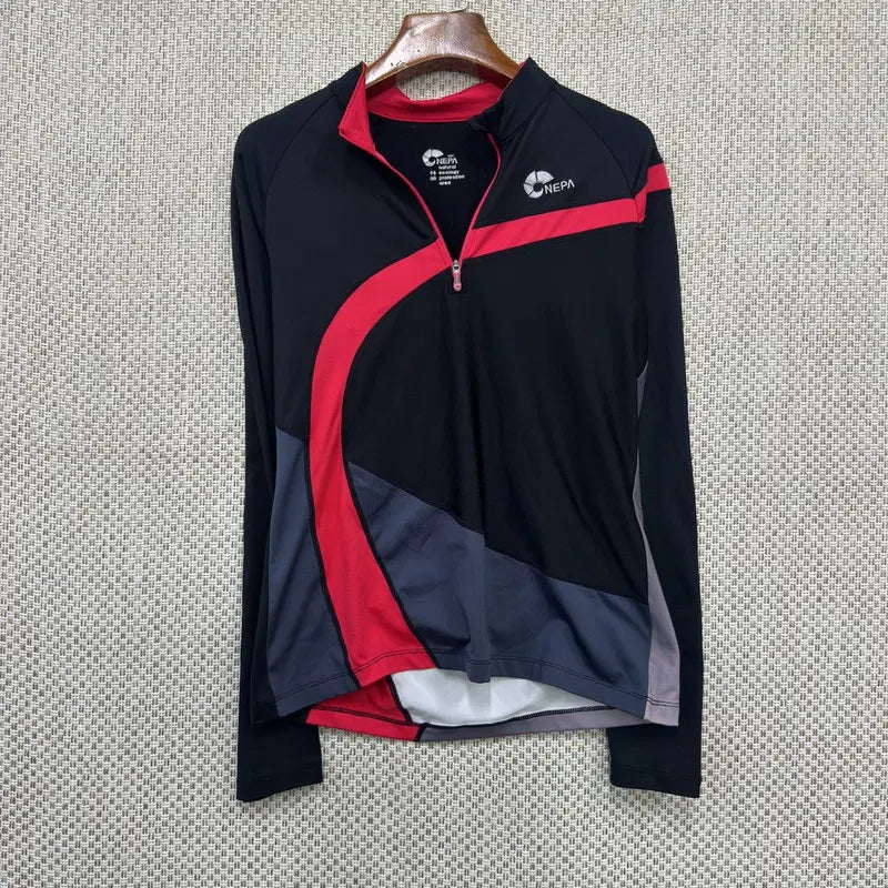 [BUNJANG] Nepa Half-Zip Long Sleeve T-Shirt Size 95 / 네파 등산 반집업 긴팔티 95 H02764