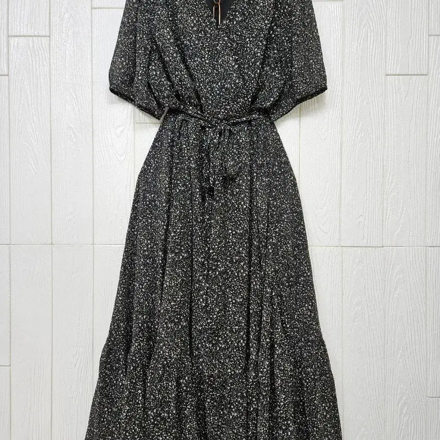 [BUNJANG] Ririel & Co. Chiffon Long Dress (Plus Size) / 빅사이즈 리리앤코 쉬폰롱원피스