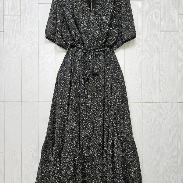[BUNJANG] Ririel & Co. Chiffon Long Dress (Plus Size) / 빅사이즈 리리앤코 쉬폰롱원피스