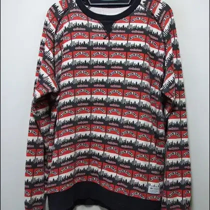 [BUNJANG] Adidas Originals RUN DMC AOP Sweatshirt / 아디다스 오리지널 AOP RUN DMC 맨투맨티 택100