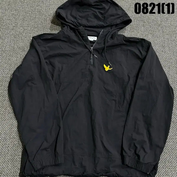 [BUNJANG] Mark Gonzales Hooded Windbreaker Black / 마크곤잘레스 바람막이 후드 블랙