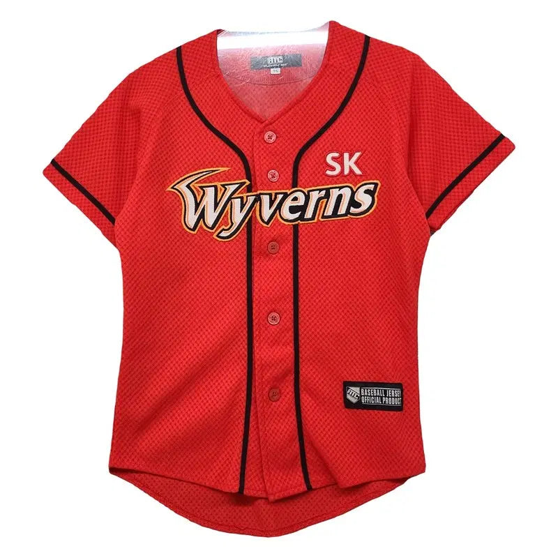 [BUNJANG] SK Wyverns Baseball Team Short Sleeve Jersey - Size 75 / SK 와이번즈 정희수 유니폼 반팔 75