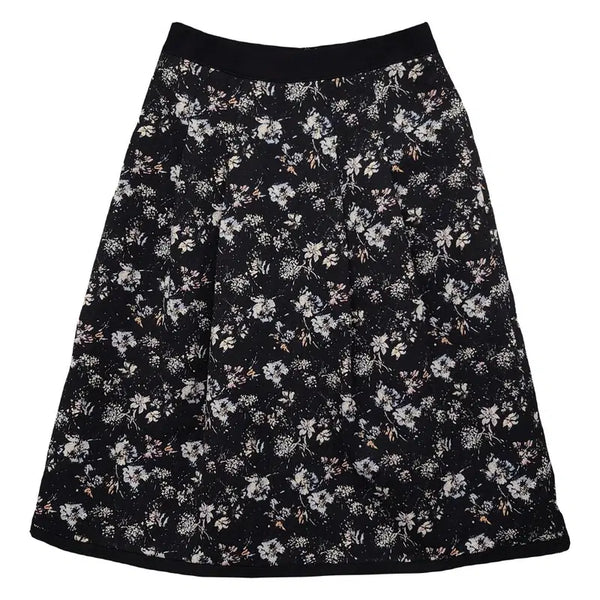 [BUNJANG] It Misha Flower Black Skirt Size 67-88 / 잇 미샤 플라워 블랙 스커트 67-88