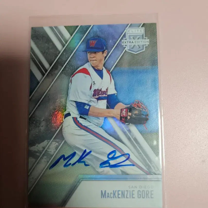 [BUNJANG] MacKenzie Gore 2017 Panini Auto Card / 샌디에이고)맥켄지 고어 2017 파니니 오토 카드