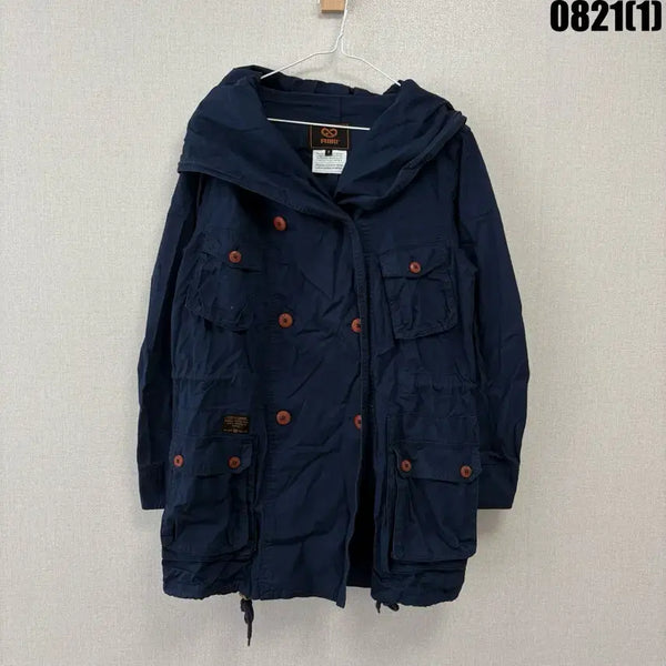 [BUNJANG] FUBU Hooded Parka Navy S / FUBU 후부 후드 야상 네이비 s