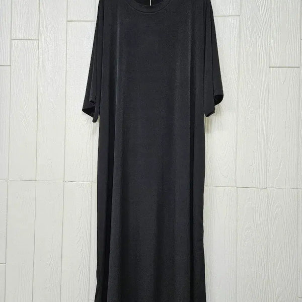 [BUNJANG] Hotping Black Long Dress / 빅사이즈 핫핑블랙 롱원피스