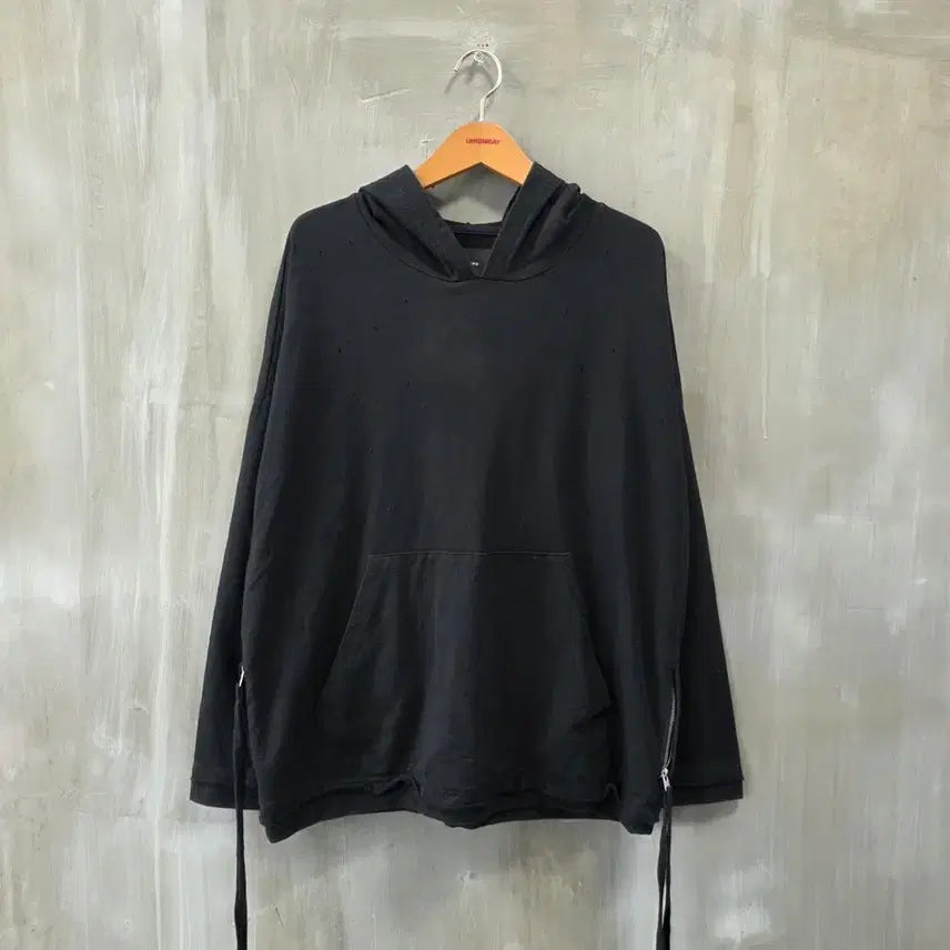 [BUNJANG] STAMPD Side Zip Cotton Hoodie XL / STAMPD 옆면 지퍼 코튼 후드티/남성(XL)/ST3928/새상품수준