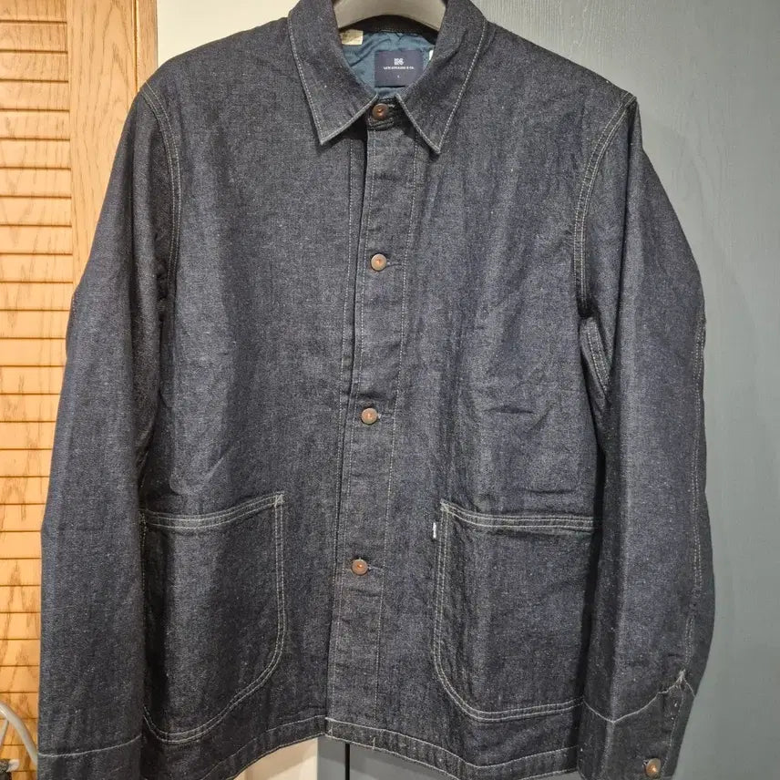 [BUNJANG] Levi's Blue Tab Naval Sack Coat / 리바이스 블루탭 데님 코트