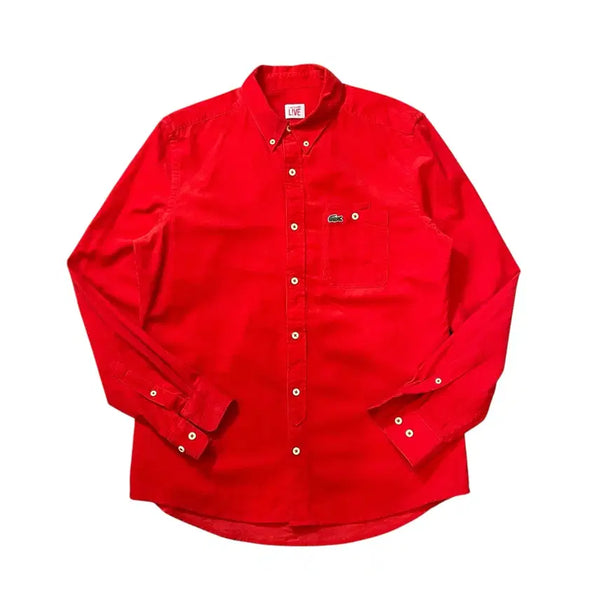 [BUNJANG] Lacoste Corduroy Shirt / 라코스테 코듀로이 셔츠
