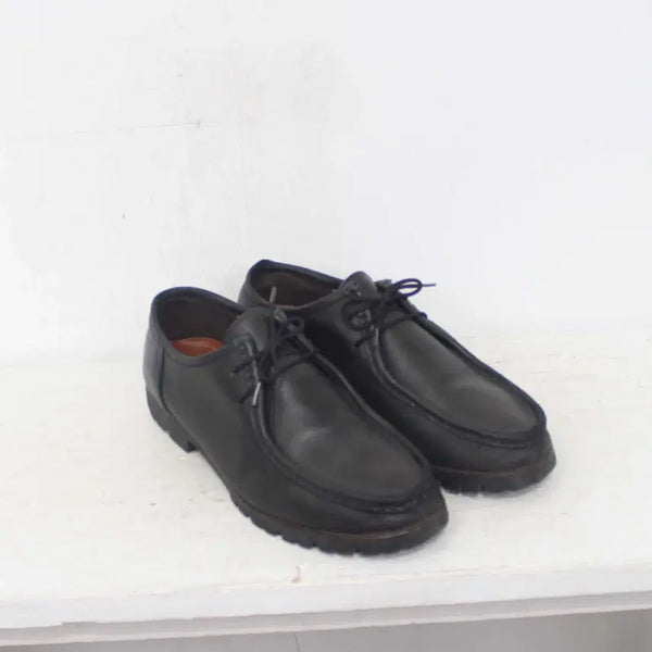 [BUNJANG] Romantic Move Men's Genuine Leather Sneakers Vibram Sole Black 265 Size / [정품] 로맨틱무브 남성 천연가죽 스니커즈 구두 비브람창 265사이즈 정인샵