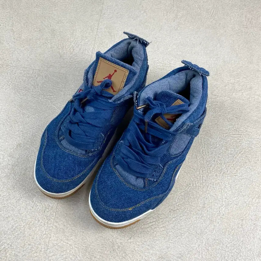 [BUNJANG] Air Jordan 4 x Levi's Red Denim Sneakers (280mm) / 조던 4 x 리바이스 레드로 데님 (280mm)