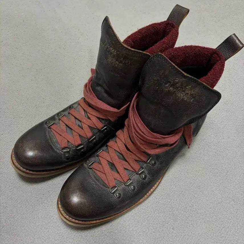 [BUNJANG] Panicalle Italian Leather Boots Size 260-265 / 빠니깔레 이탈리안 레더 워커 260-265사이즈