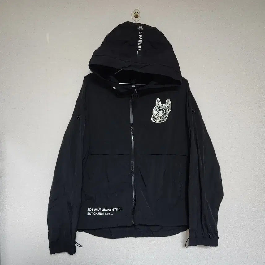 [BUNJANG] Lifework With Hoodie Jumper Jacket / 라이프워크 위드 후드 점퍼 자켓 프리