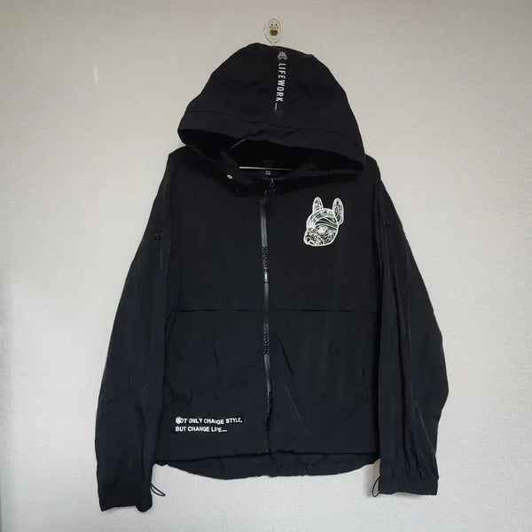 [BUNJANG] Lifework With Hoodie Jumper Jacket / 라이프워크 위드 후드 점퍼 자켓 프리