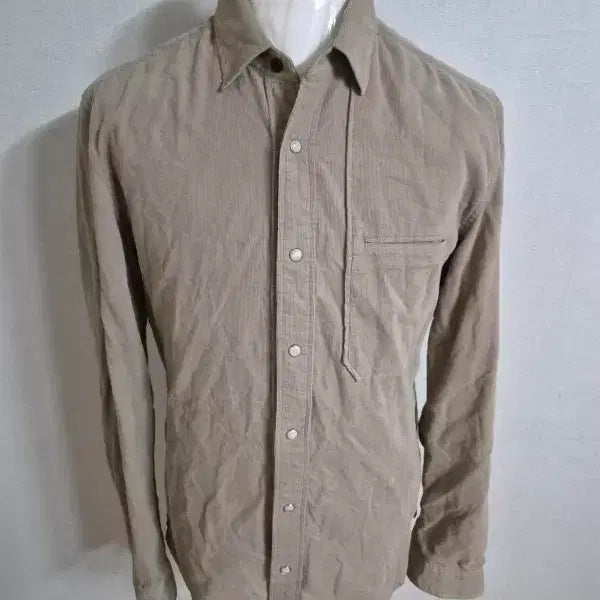 [BUNJANG] Time Men's Corduroy Shirt / 타임/남성용/골덴/남방/셔츠/정품/상태A
