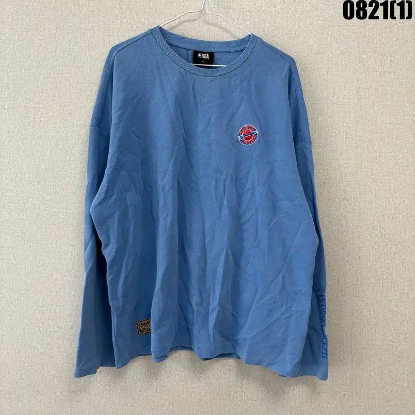 [BUNJANG] NBA Blue Long Sleeve XL / NBA 블루 롱슬리브 XL