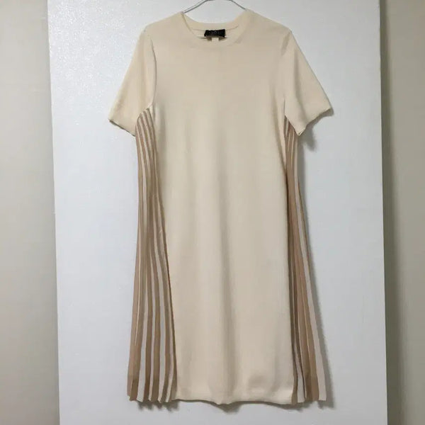 [BUNJANG] Lanvin Pleated Short Sleeve Knit Dress Size 90 / 랑방 플리티드 반팔 니트 원피스 90