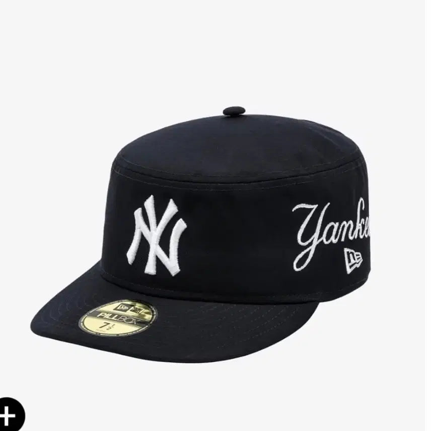 [BUNJANG] MLB New York Yankees Fitted Cap Navy 7 1/4 / MLB 뉴욕 양키스 필박스 피티드캡 네이비 714