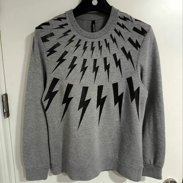 [BUNJANG] Neil Barrett Thunder Neoprene Sweatshirt / XS 닐바렛 썬더 네오프렌 맨투맨
