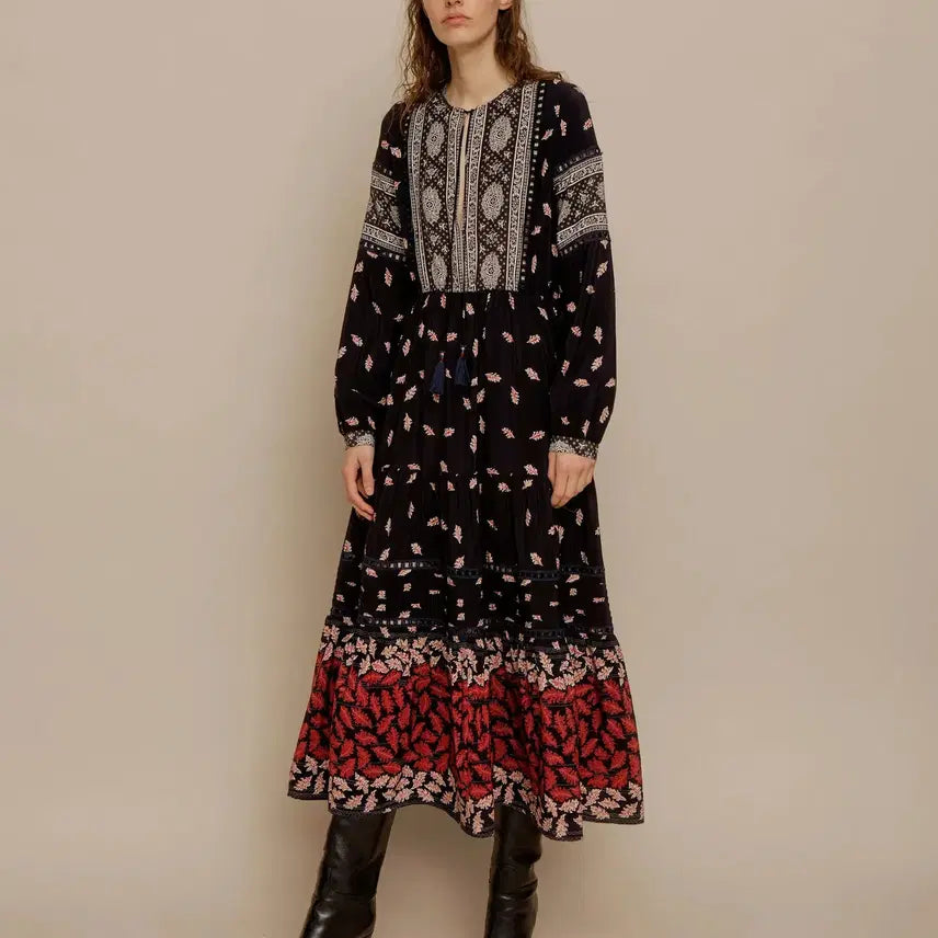 [BUNJANG] SEA New York Silk Flare Long Dress / SEA 씨뉴욕 실크 플레어 롱 원피스 2