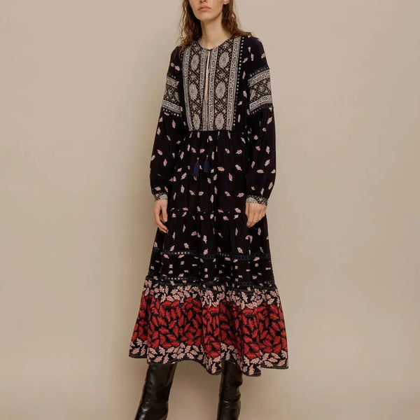 [BUNJANG] SEA New York Silk Flare Long Dress / SEA 씨뉴욕 실크 플레어 롱 원피스 2