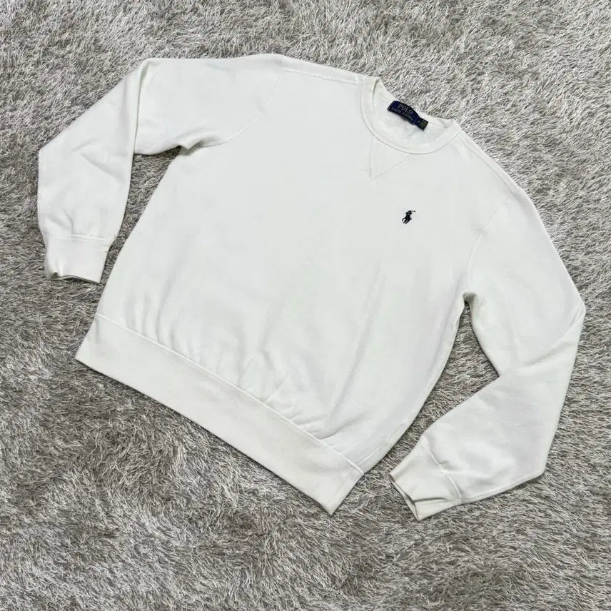 [BUNJANG] Polo Ralph Lauren Sweatshirt White / 폴로 랄프로렌 맨투맨 화이트