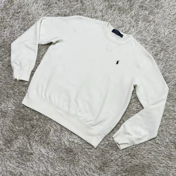 [BUNJANG] Polo Ralph Lauren Sweatshirt White / 폴로 랄프로렌 맨투맨 화이트