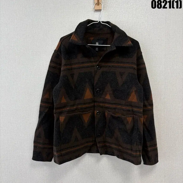 [BUNJANG] BR Pattern Jacket Brown M / BR 패턴 자켓 브라운 m