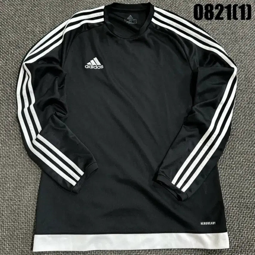 [BUNJANG] Adidas Training Long Sleeve T-Shirt Black / 아디다스 트레이닝 긴팔 티셔츠 블랙