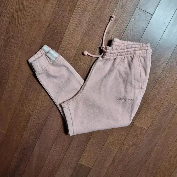 [BUNJANG] Adidas Koiz Jogger Pants Peach Pink Women's Medium / 아디다스 바지 기모 코이즈 조거팬츠 피치핑크 여성 m