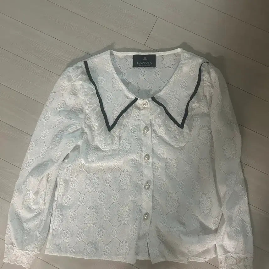 [BUNJANG] LANVIN Lace Blouse / 랑방 가을옷 .. 오르 시에 룩캐스트 럭키슈에뜨 더캐시미어 마쥬