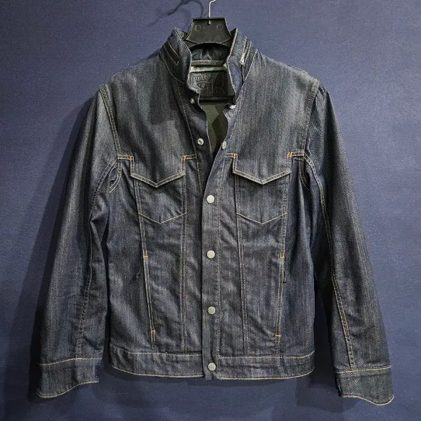 [BUNJANG] Levi's Indigo Slim Fit Trucker Denim Jacket Men's Size 95-100 / 리바이스 진청 남성 슬림핏 95~100 트레커 데님자켓