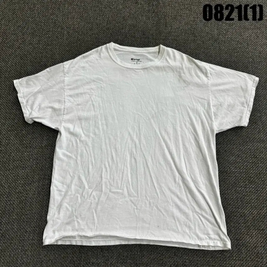 [BUNJANG] Champion White T-Shirt / 챔피온 반팔티 화이트