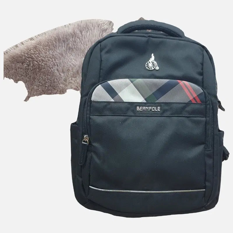 [BUNJANG] Beanpole Black Backpack / 빈폴 블랙 백팩 O1311