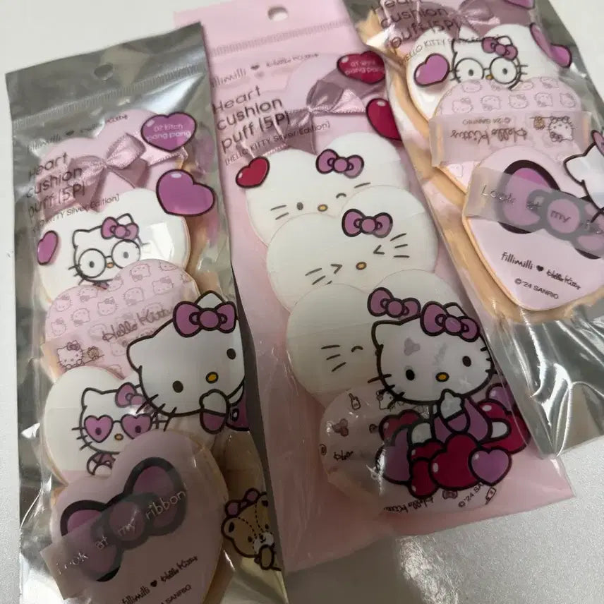 [BUNJANG] Fillimilli Kitty Puff Bundle Set / 필리밀리 키티 퍼프 일괄