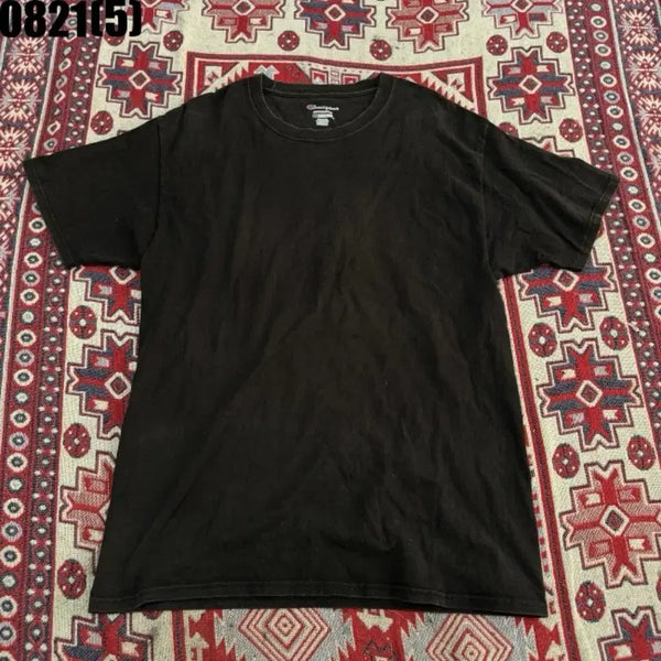 [BUNJANG] Champion Basic T-Shirt Black L / 챔피온 기본 반팔티 블랙 L